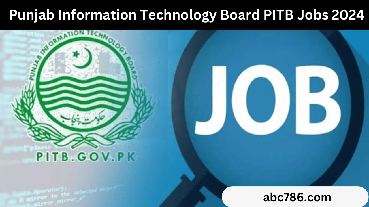 Punjab Information Technology Board PITB Jobs 2024